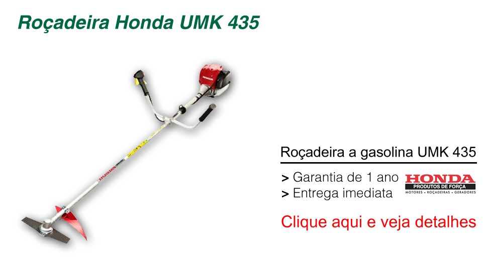 Roçadeira Honda a gasolina UMK 435